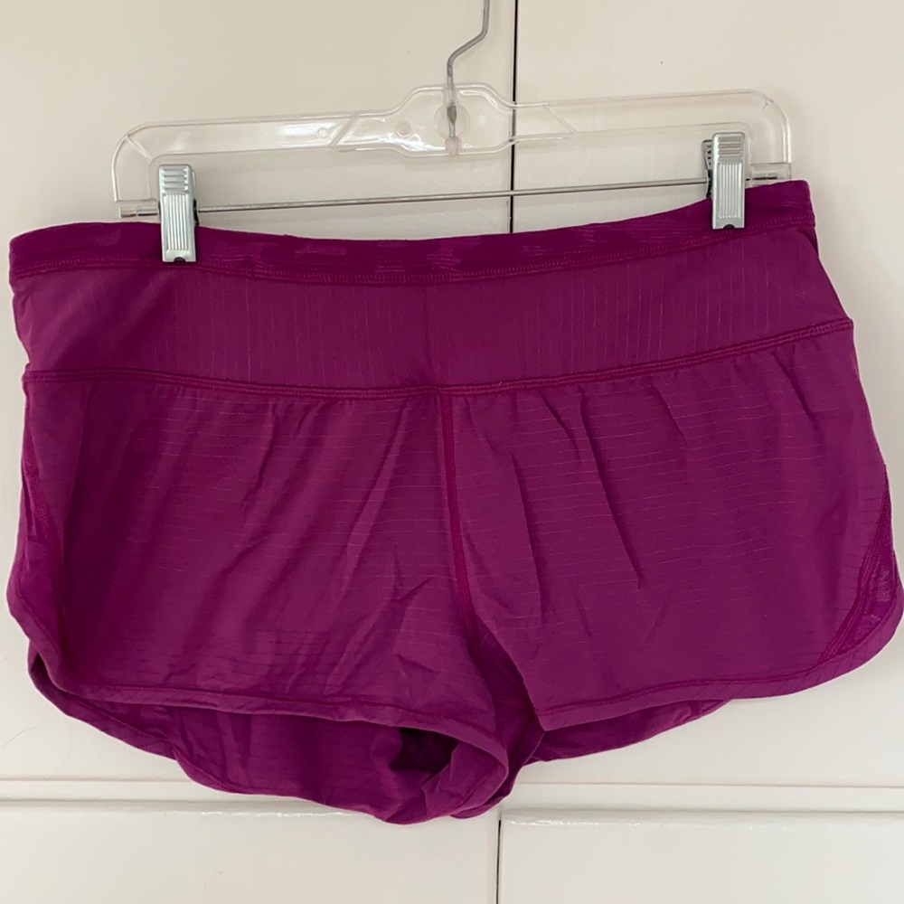 Lululemon purple shorts